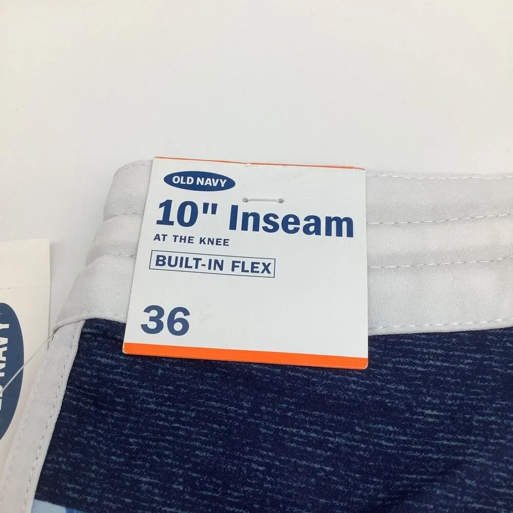 Old Navy Mens Built in Flex Board Shorts‎ Size 36 NWT